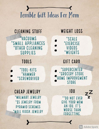 6 Gifts For Mother’s Day To Avoid