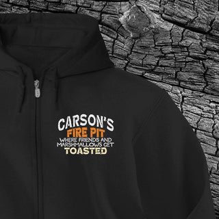 Fire Pit Full-Zip Custom Hoodies