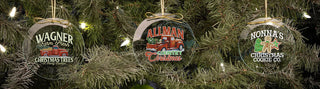 4 Inch Round Glass Ornaments