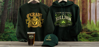Personalized Irish apparel, barware, and more for your family. Great personalized gifts for any occasion.
