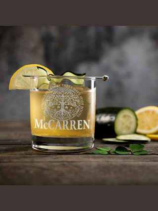 Irish Roots : Rocks Glasses - Engraved