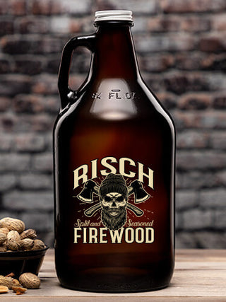 Firewood : Beer Growlers - Color Printed