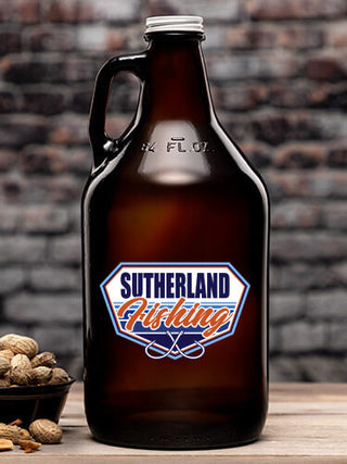 Fishing : Beer Growlers - Color Printed
