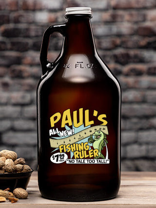 Fishing Ruler : Beer Growlers - Color Printed