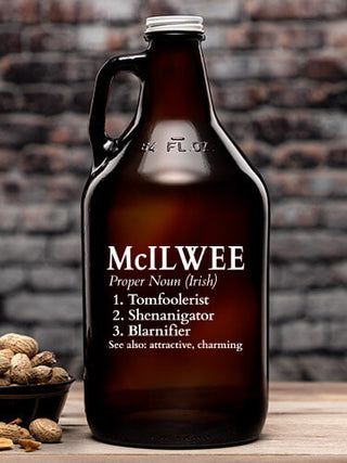 Irish Definition : Beer Growlers - Color Printed
