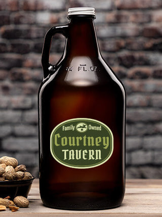 Irish Tavern : Beer Growlers - Color Printed