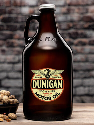 Motor Oil : Beer Growlers - Color Printed