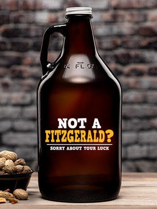 Sorry About Your Luck : Beer Growlers - Color Printed