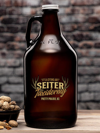 Taxidermy : Beer Growlers - Color Printed