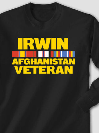 Afghanistan Veteran : Printed Long Sleeves