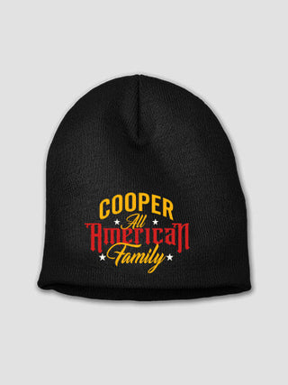 All-American Family : Embroidered Beanies
