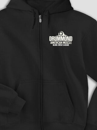 American Muscle : Embroidered Zip Hoodies
