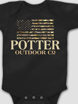 American Outdoor Company : Printed Baby Bodysuits