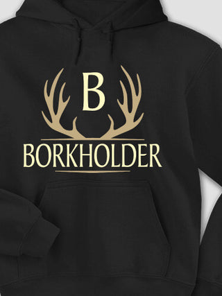 Antler Monogram : Printed Hoodies