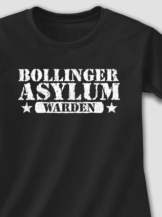 Asylum Warden : Adult Ladies Fitted T-Shirt