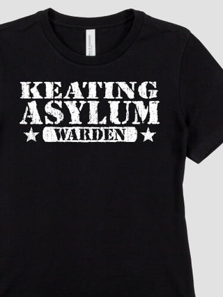 Asylum Warden : Premium Ladies T-Shirts