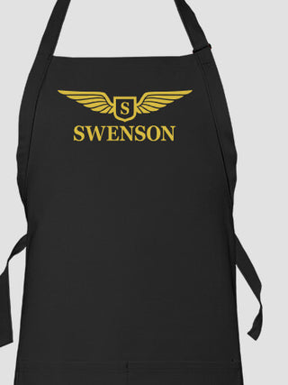 Aviation Monogram : Printed Aprons