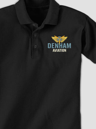 Aviation Patch : Embroidered Polo Shirts