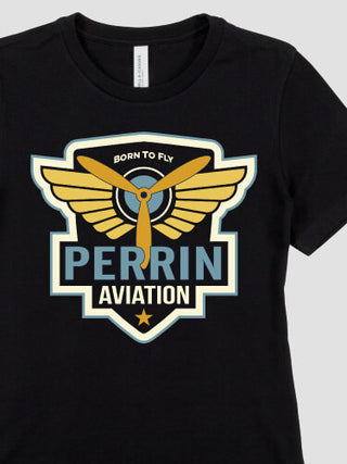 Aviation Patch : Premium Ladies T-Shirts