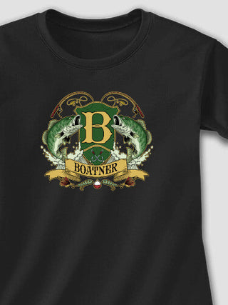Bass Coat Of Arms : Adult Ladies Fitted T-Shirt