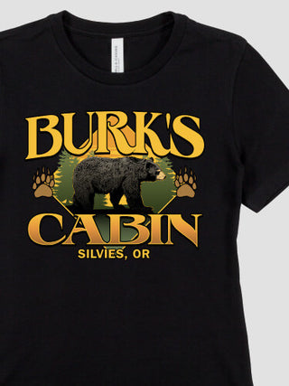 Bear Cabin : Premium Ladies T-Shirts
