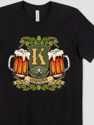 Beer Coat Of Arms : Printed T-Shirts