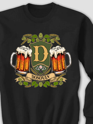 Beer Coat Of Arms : Printed Sweatshirts