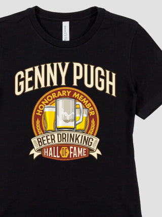Beer Drinking Hall Of Fame : Premium Ladies T-Shirts