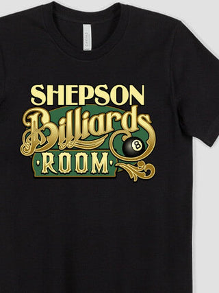 Billiards Room : Premium Printed T-Shirts