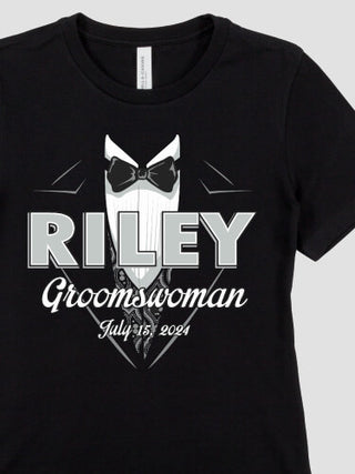 Bridal Party Guys : Premium Ladies T-Shirts