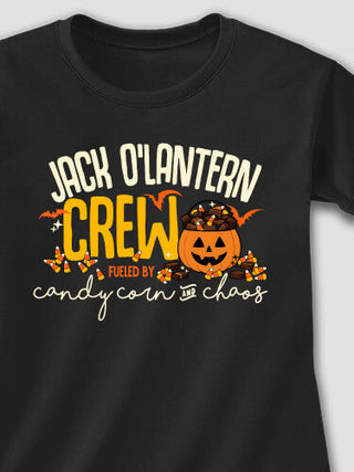 Candy Corn And Chaos : Adult Ladies Fitted T-Shirt