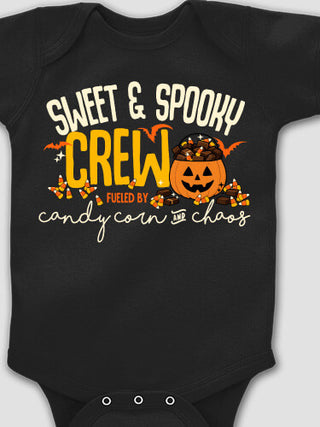 Candy Corn And Chaos : Printed Baby Bodysuits
