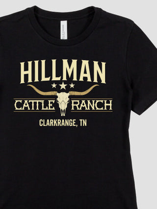 Cattle Ranch : Premium Ladies T-Shirts