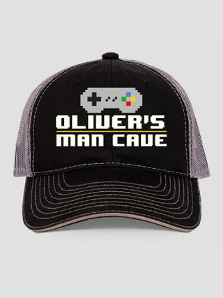 Gamer Man Cave : Embroidered Trucker Hats