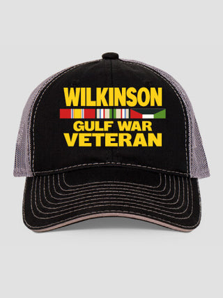 Gulf War Veteran : Embroidered Trucker Hats