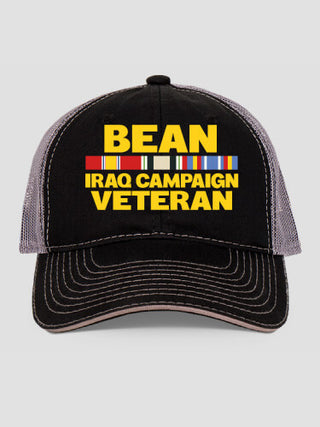 Iraq Campaign Veteran : Embroidered Trucker Hats