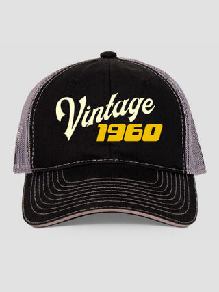 Vintage : Embroidered Trucker Hats