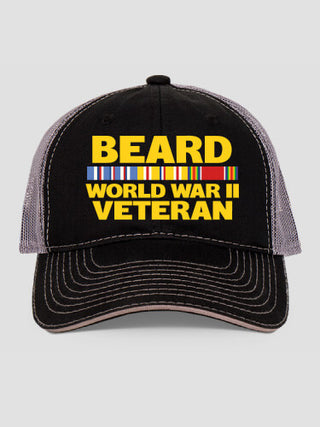 WW2 Pacific Veteran : Embroidered Trucker Hats
