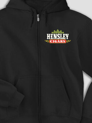 Cigars : Embroidered Zip Hoodies