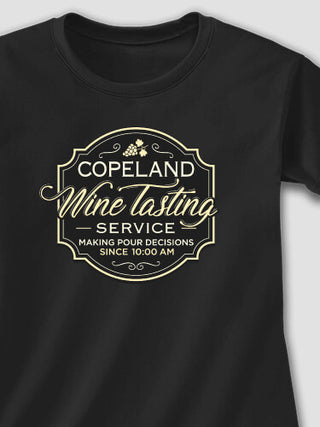 Classic Wine Tasting Services : Printed T-Shirts