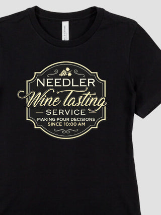 Classic Wine Tasting Services : Premium Ladies T-Shirts