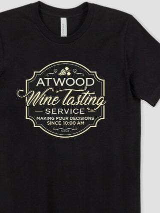 Classic Wine Tasting Services : Premium Printed T-Shirts
