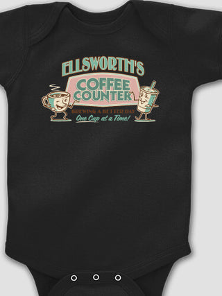 Coffee Counter : Printed Baby Bodysuits