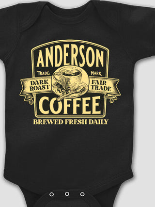 Coffee : Printed Baby Bodysuits