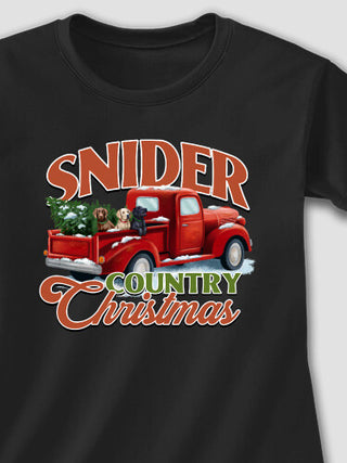 Country Christmas : Printed T-Shirts