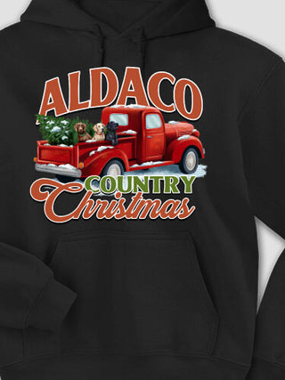 Country Christmas : Printed Hoodies