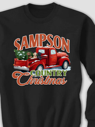 Country Christmas : Printed Sweatshirts