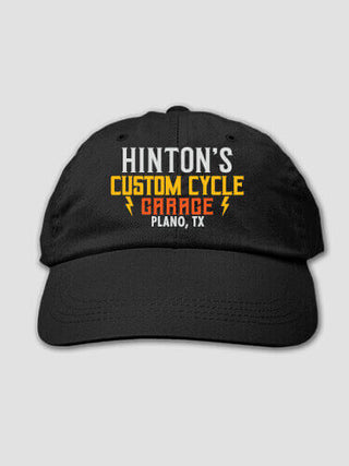 Custom Cycle Garage BP : Embroidered Baseball Hats