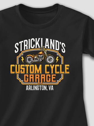 Custom Cycle Garage : Printed T-Shirts