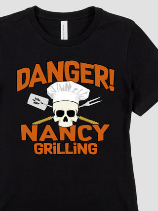 Danger Grilling : Premium Ladies T-Shirts